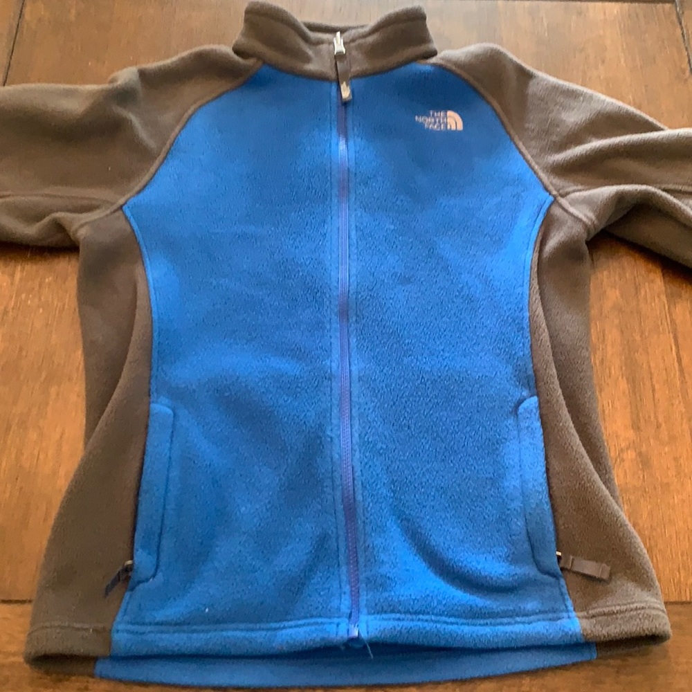 Blue and Grey Northface fleece
